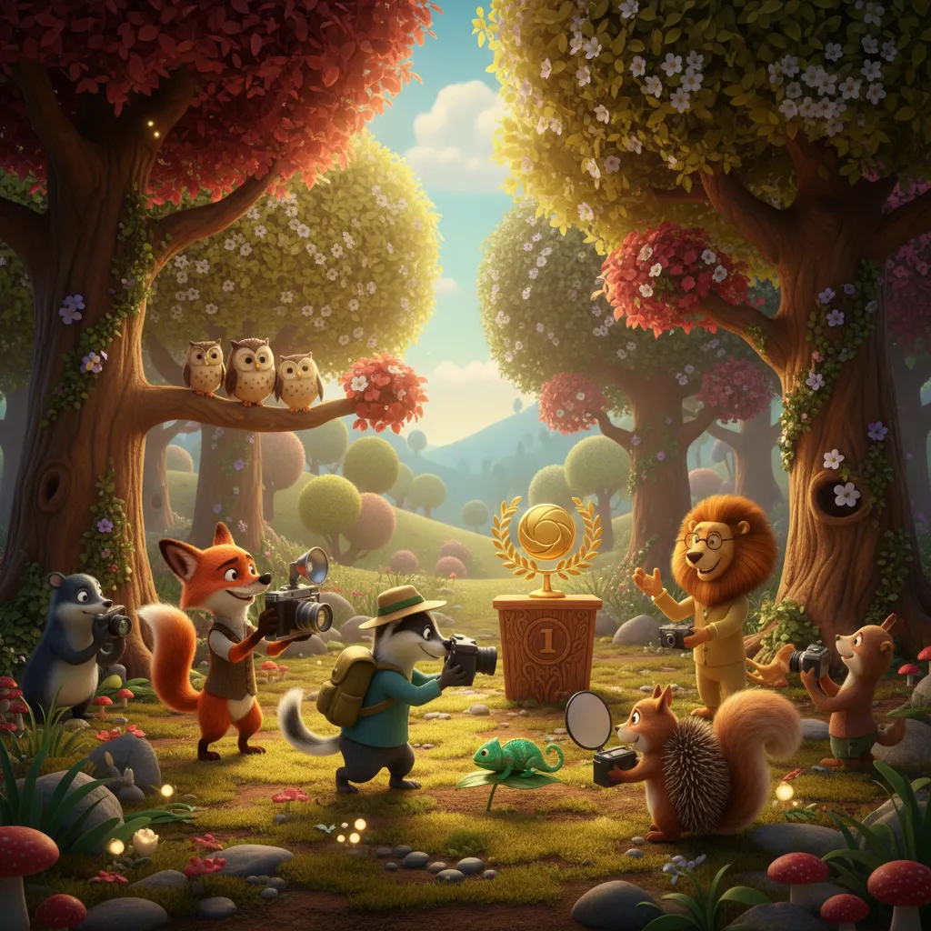 Le concours de photographie dans la forêt de Jérusalem